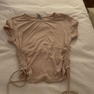 Beige / tan princess polly top